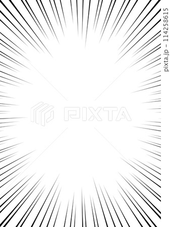 集中線の背景ベクターイラスト A4サイズ縦 集中線の背景ベクターイラスト A4サイズ縦 114258615