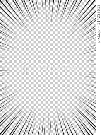 集中線の背景ベクターイラスト A4サイズ縦 集中線の背景ベクターイラスト A4サイズ縦 114258615