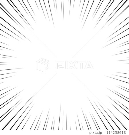 集中線の背景ベクターイラスト 正方形 集中線の背景ベクターイラスト 正方形 114258618