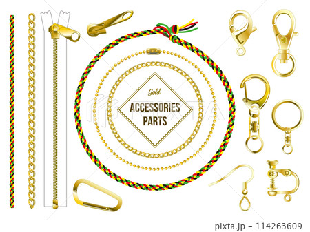 アクセサリーパーツ・チェーン ゴールド アクセサリーパーツ・チェーン ゴールド 114263609