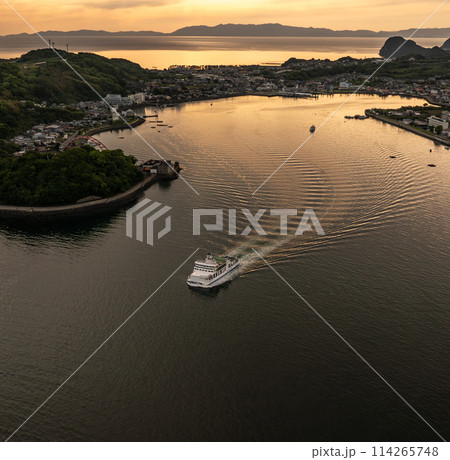 口之津港とフェリー　長崎　　 114265748