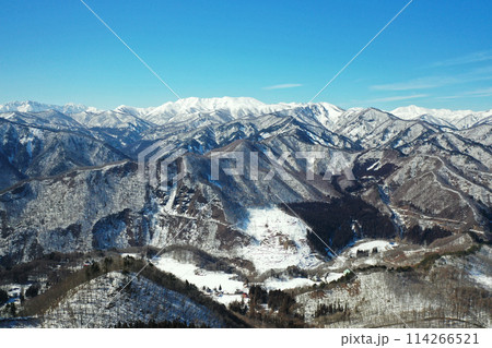 水上温泉上空からの空撮 水上温泉上空からの空撮 114266521