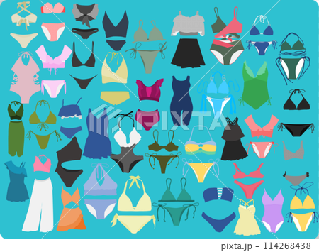 水着のイラストセット 114268438
