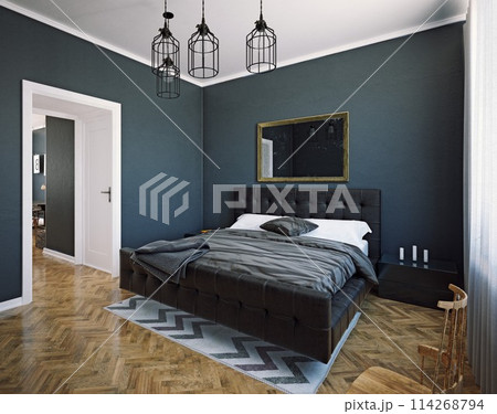 bedroom interior design. bedroom interior design. 114268794