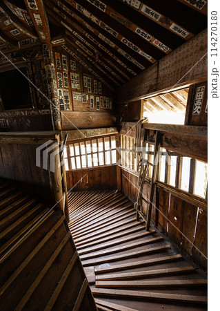 会津さざえ堂の内部 会津さざえ堂の内部 114270180