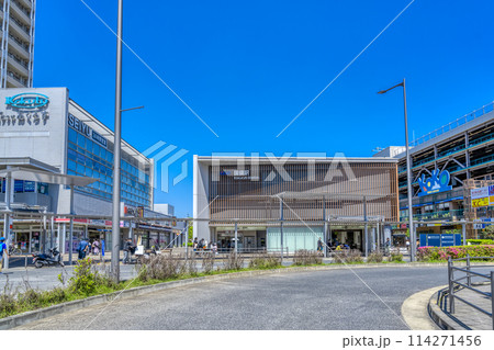 東京都調布市の都市風景 国領駅 東京都調布市の都市風景 国領駅 114271456