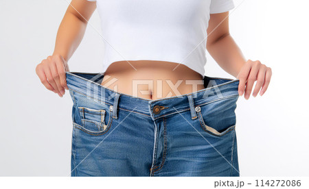 ダイエットに成功した女性 イメージ ダイエットに成功した女性 イメージ 114272086