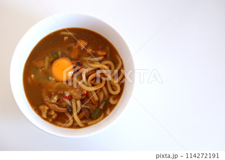 月見カレーうどん 114272191