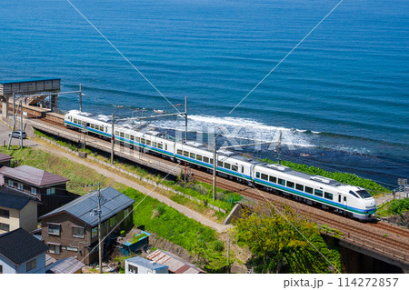 E653系　しらゆき　上沼垂色　日本海沿岸を行く 114272857