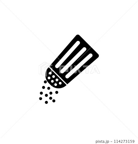Salt Shaker Flat Vector Icon 114273159