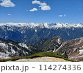 燕岳から眺める北アルプス最深部の山々 燕岳から眺める北アルプス最深部の山々 114274336