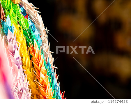 祈りの景色　千羽鶴 114274438