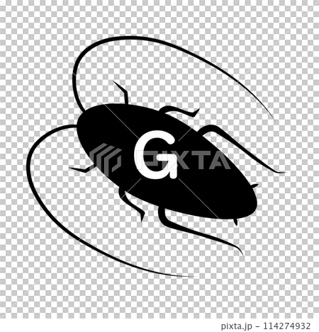 Cockroach silhouette 114274932