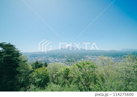 展望台から見える美しい富士山 114275600