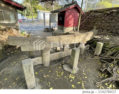 【鹿児島】桜島の黒神埋没鳥居 【鹿児島】桜島の黒神埋没鳥居 114276017