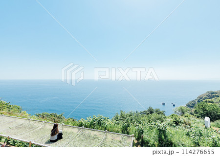 《静岡県》　熱海のACAO FOREST　SNS映えスポット　ハンモックベンチ 114276655