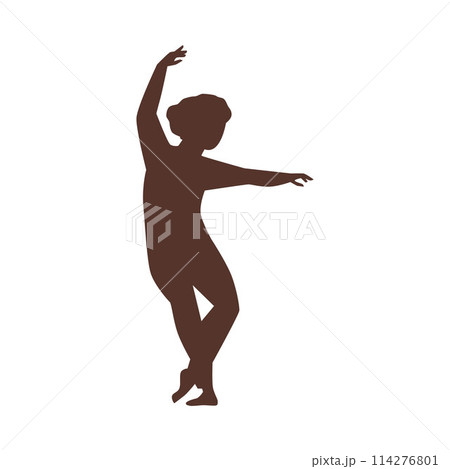 Young male ballet dancer standing in posture black silhouette vector, ballerina child classical ballet dance performance Young male ballet dancer standing in posture black silhouette vector, ballerina child classical ballet dance performance 114276801