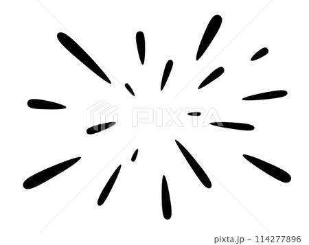 ワープをイメージしたシルエット素材 114277896