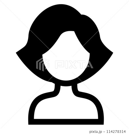 Woman hairstyle icon vector illustration graphic design Woman hairstyle icon vector illustration graphic design 114278314