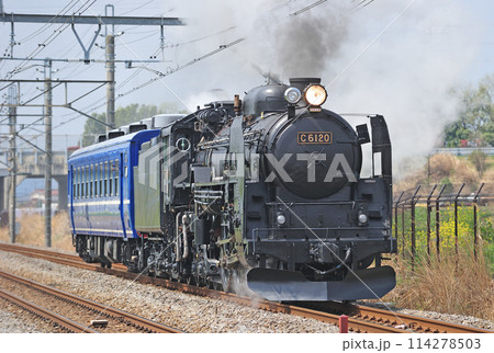 高崎線　井野ー新前橋　JR東日本　C61-20+スハフ12-161（高崎）　試運転 114278503
