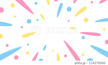 ワープのイメージの背景イラスト_16:9 114278560