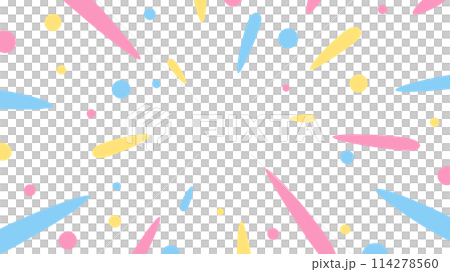 ワープのイメージの背景イラスト_16:9 114278560