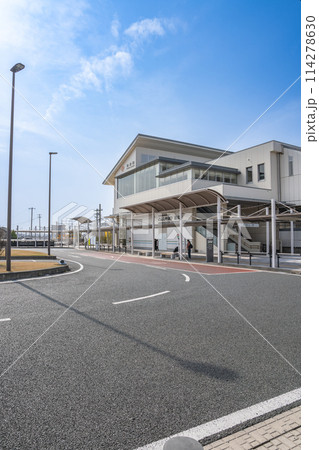 JR袋井駅南口周辺の街並み(静岡県) JR袋井駅南口周辺の街並み(静岡県) 114278630