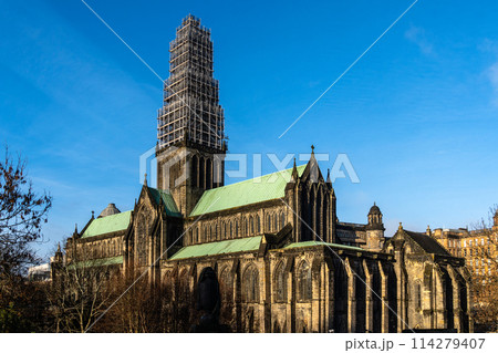 Exterior View of Glasgow Cathedral 114279407