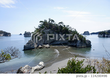 宮城県 野々島 風の丘からの眺め 宮城県 野々島 風の丘からの眺め 114280496