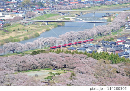 東北本線　船岡ー大河原　JR東日本　485系　あかべぇ編成（仙台）　臨時 114280505