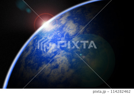 宇宙から見た地球イメージ 114282462
