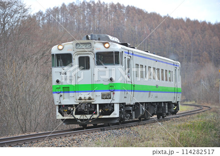 石北本線　緋牛内ー美幌　JR北海道　キハ40-746（旭川） 114282517