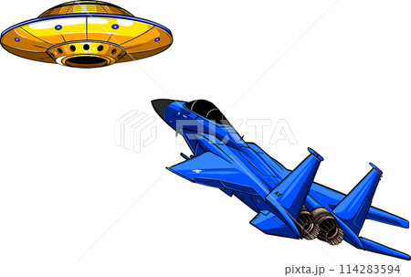 jet fighter vector illustration on white background. digital hand draw design jet fighter vector illustration on white background. digital hand draw design 114283594