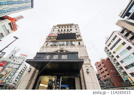 「東京都」浅草駅の風景 114285015