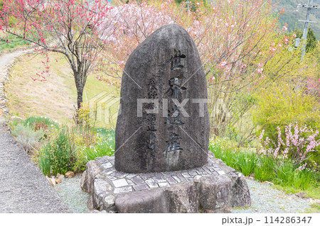 世界遺産　果無集落の石碑 114286347