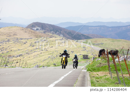 バイク旅　四国カルスト 114286404