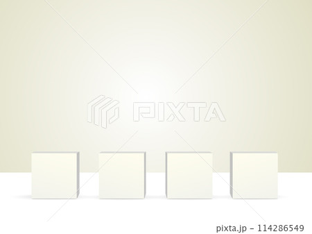 4つ並んだ木片イメージ背景 4つ並んだ木片イメージ背景 114286549