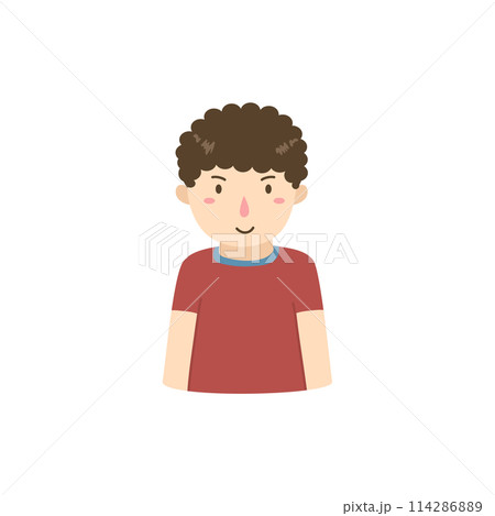 Hand drawn people avatar  114286889