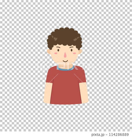 Hand drawn people avatar  114286889