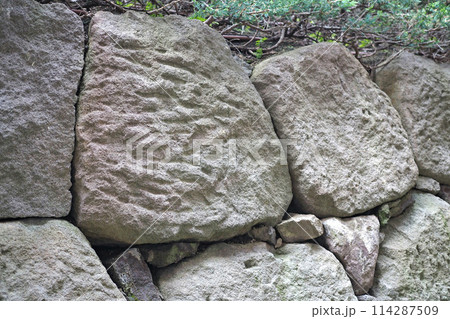 江戸城外堀・虎ノ門跡の石垣【東京都千代田区霞が関】 114287509