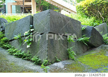 江戸城外堀・虎ノ門跡の石垣【東京都千代田区霞が関】 114287510