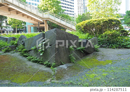 江戸城外堀・虎ノ門跡の石垣【東京都千代田区霞が関】 114287511