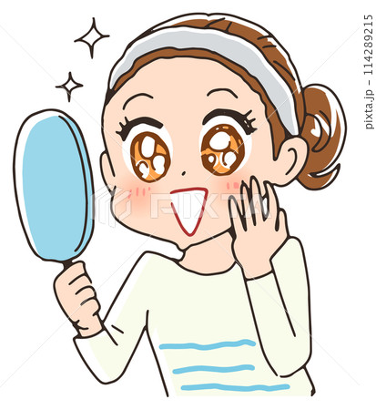 女性の肌 114289215