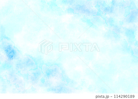 青 水彩 和柄 背景 青 水彩 和柄 背景 114290189