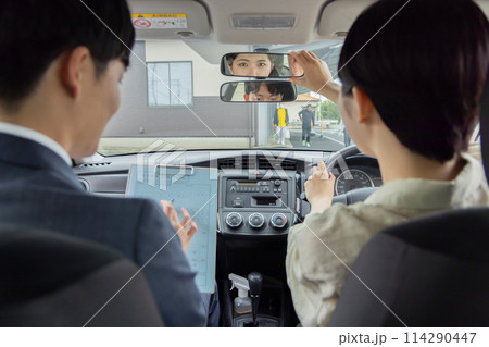 免許 車 教習所 ミラー調整 免許 車 教習所 ミラー調整 114290447