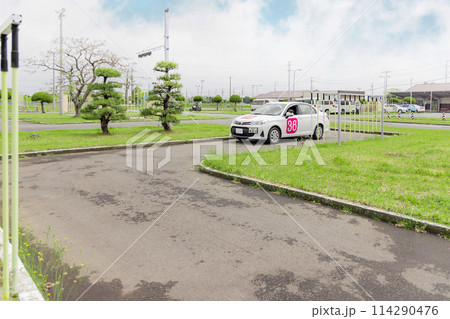 免許　車　教習所　クランク 114290476