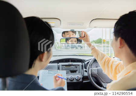 免許 車 教習所 ミラー調整 免許 車 教習所 ミラー調整 114290554