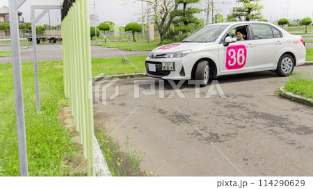 免許　車　教習所　クランク 114290629