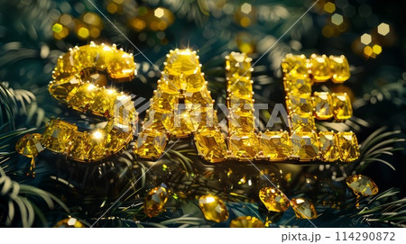 Yellow Sapphire Crystal Sale concept art poster. 114290872