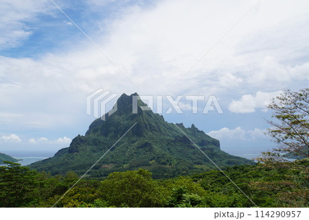 モーレア島、ベルベテール展望台からの眺め 114290957